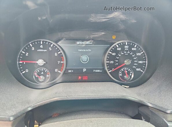 5XYP54HC5NG265861 2022 KIA TELLURIDE Black ხელსაწყოთა პანელის ხედი