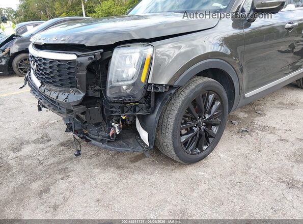 5XYP54HC6NG234666 2022 KIA TELLURIDE Black Vista frontal