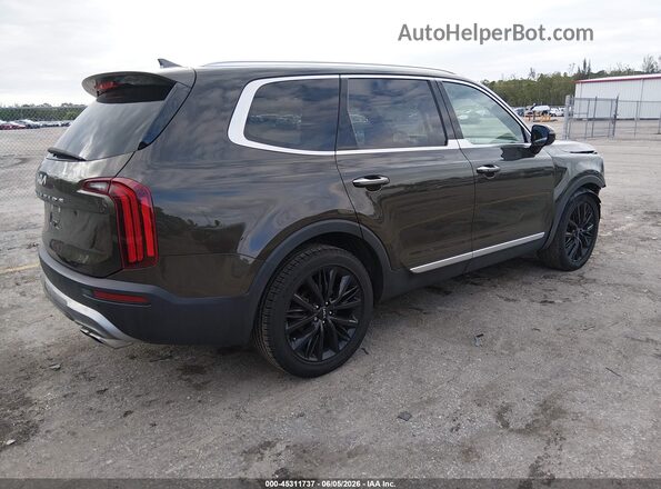 5XYP54HC6NG234666 2022 KIA TELLURIDE Black Trasero derecho