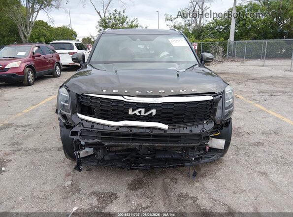 5XYP54HC6NG234666 2022 KIA TELLURIDE Black Vista interior trasera