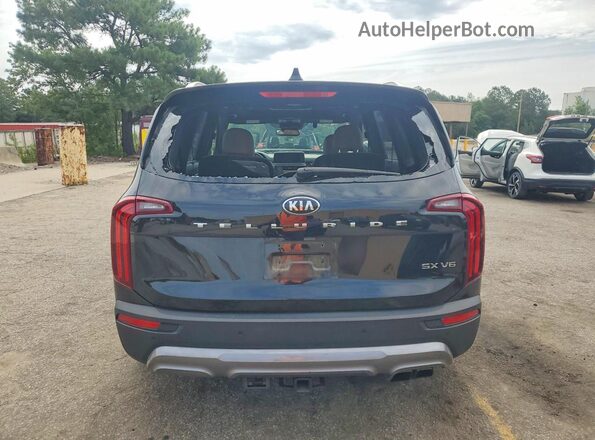 5XYP54HC7LG048082 2020 KIA TELLURIDE Black Հետևի տեսք