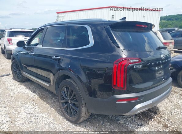 5XYP54HC8MG131716 2021 KIA TELLURIDE Black უკანა მარცხენა