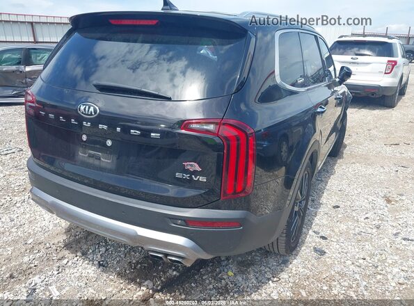 5XYP54HC8MG131716 2021 KIA TELLURIDE Black უკანა მარჯვენა
