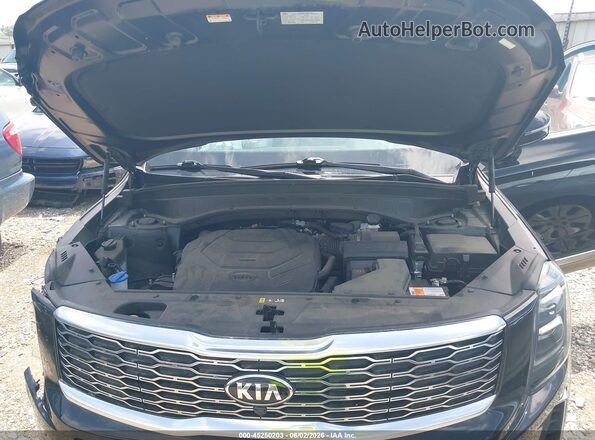 5XYP54HC8MG131716 2021 KIA TELLURIDE Black უკანა ხედი