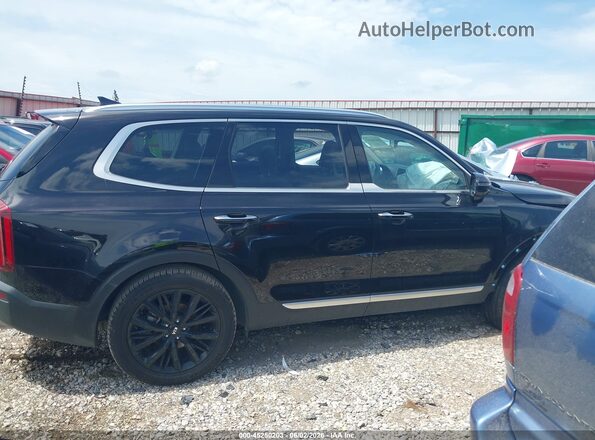 5XYP54HC8MG131716 2021 KIA TELLURIDE Black უკანა სალონის ხედი