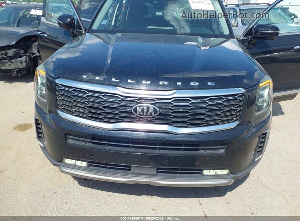 5XYP54HC9LG009882 2020 KIA TELLURIDE Black Widok z przodu