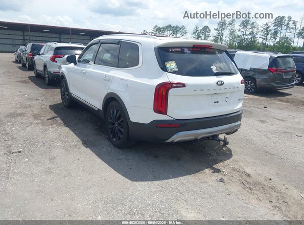 5XYP54HCXMG141258 2021 KIA TELLURIDE White Rear left