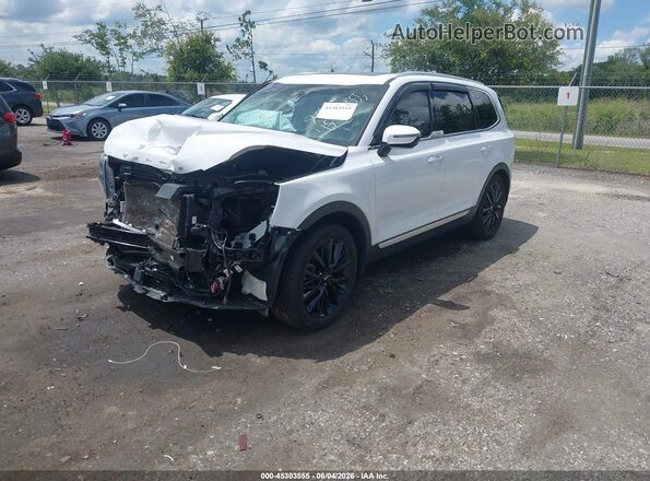 5XYP54HCXMG141258 2021 KIA TELLURIDE White Front left