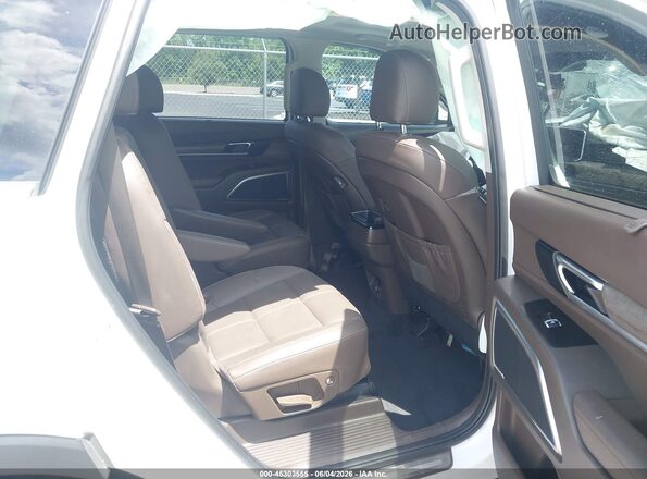 5XYP54HCXMG141258 2021 KIA TELLURIDE White VIN sticker view