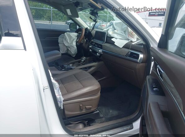 5XYP54HCXMG141258 2021 KIA TELLURIDE White Front interior view