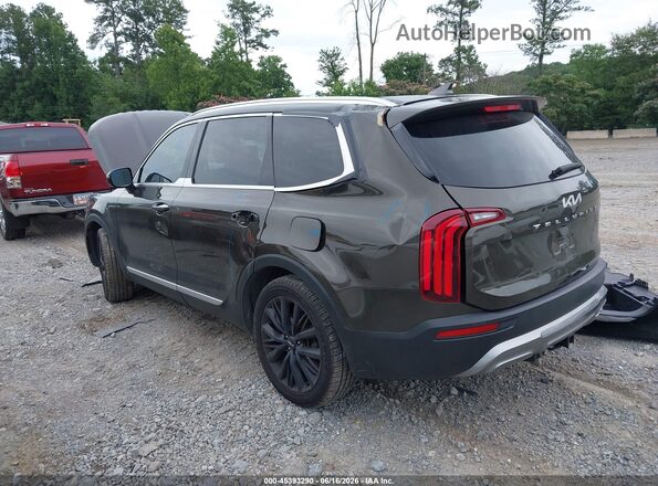 5XYP54HCXNG202173 2022 KIA TELLURIDE Black Սալոնի 360 աստիճան տեսք