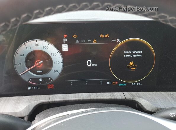 5XYP5DGC0PG409952 2023 KIA TELLURIDE Белый Вид щитка приборов