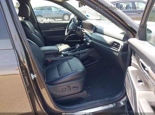 5XYP5DGC0RG537899 2024 KIA TELLURIDE Зеленый Вид салона спереди