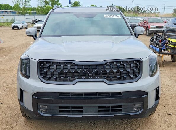 5XYP5DGC0SG596019 2025 KIA TELLURIDE Gray წინა ხედი