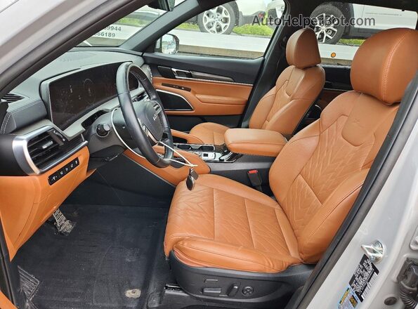 5XYP5DGC0SG596019 2025 KIA TELLURIDE Gray წინა სალონის ხედი