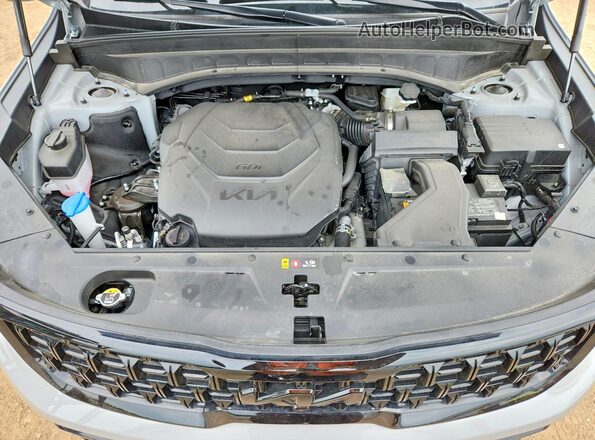 5XYP5DGC0SG596019 2025 KIA TELLURIDE Gray ძრავის განყოფილების ხედი