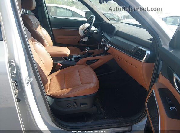 5XYP5DGC2PG375450 2023 KIA TELLURIDE Gray Widok wnętrza z przodu