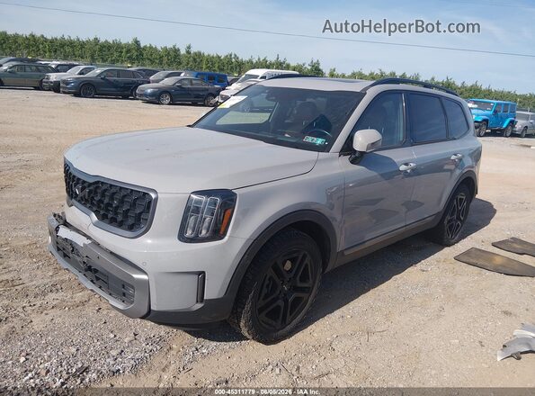 5XYP5DGC2PG375450 2023 KIA TELLURIDE Gray Przód lewy