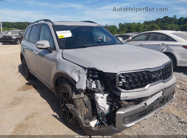 5XYP5DGC2PG375450 2023 KIA TELLURIDE Gray Widok z przodu