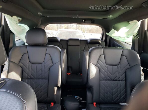 5XYP5DGC2SG618862 2025 KIA TELLURIDE White Vista de los asientos traseros