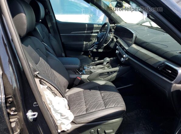 5XYP5DGC3SG684529 2025 KIA TELLURIDE Black Widok wnętrza z przodu
