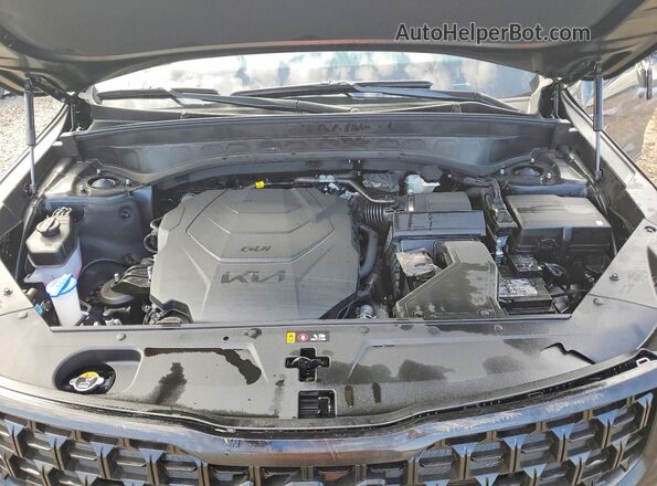 5XYP5DGC3SG684529 2025 KIA TELLURIDE Black Widok komory silnika