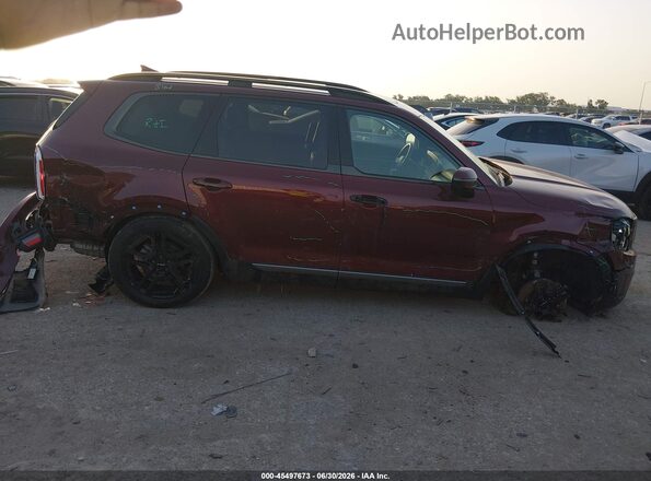 5XYP5DGC4PG353076 2023 KIA TELLURIDE Red Front view