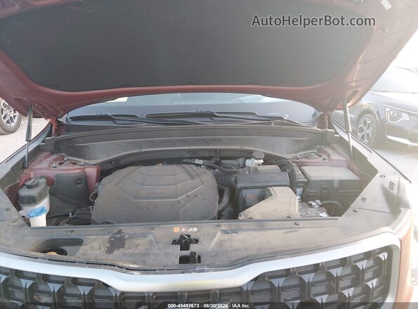 5XYP5DGC4PG353076 2023 KIA TELLURIDE Red Rear view