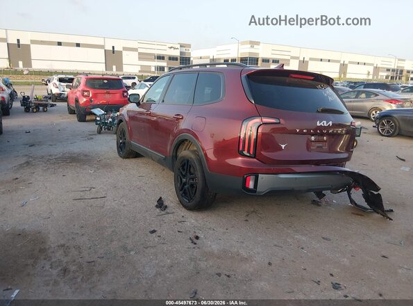 5XYP5DGC4PG353076 2023 KIA TELLURIDE Red Rear left