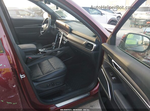 5XYP5DGC4PG353076 2023 KIA TELLURIDE Red Front interior view