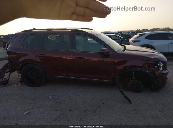 5XYP5DGC4PG353076 2023 KIA TELLURIDE Red Rear interior view