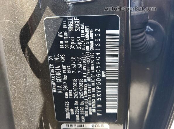 5XYP5DGC5RG413952 2024 KIA TELLURIDE Green 