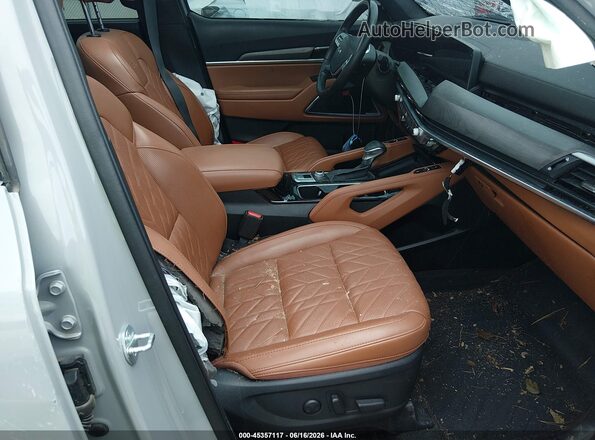 5XYP5DGC5RG458843 2024 KIA TELLURIDE Gray Widok wnętrza z przodu