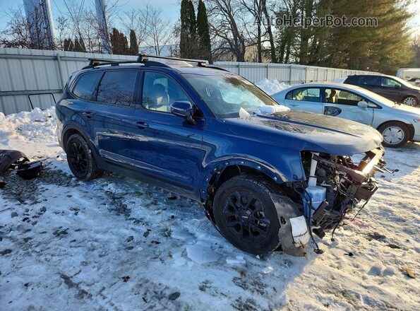 5XYP5DGC6RG440447 2024 KIA TELLURIDE Blue Front right