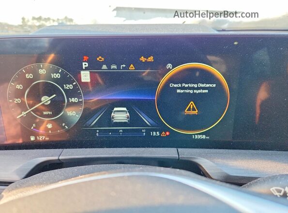 5XYP5DGC6RG440447 2024 KIA TELLURIDE Blue Instrument cluster view