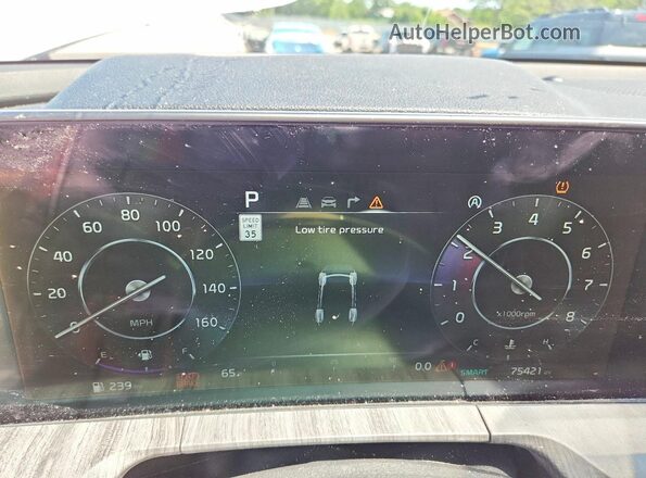 5XYP5DGC6RG497652 2024 KIA TELLURIDE White Vista del cuadro de instrumentos