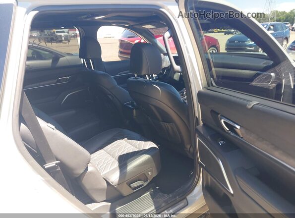 5XYP5DGC7PG322355 2023 KIA TELLURIDE Silver VIN sticker view