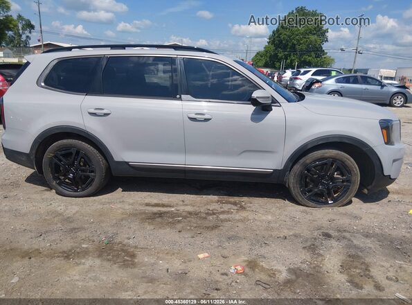 5XYP5DGC8PG337284 2023 KIA TELLURIDE Gray Front view