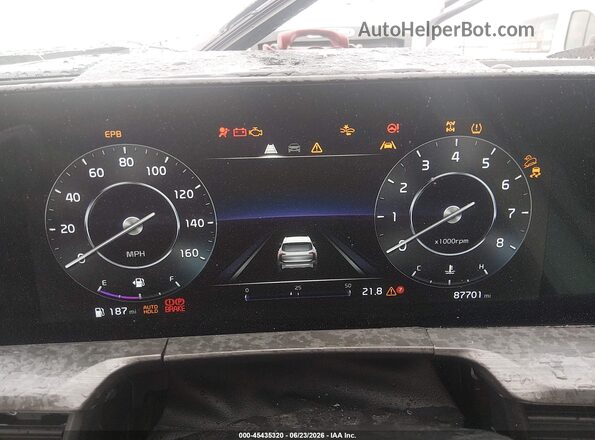 5XYP5DGC8PG382919 2023 KIA TELLURIDE Белый Вид задних сидений