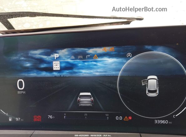 5XYP5DGC8RG467634 2024 KIA TELLURIDE Gray Vista de los asientos traseros