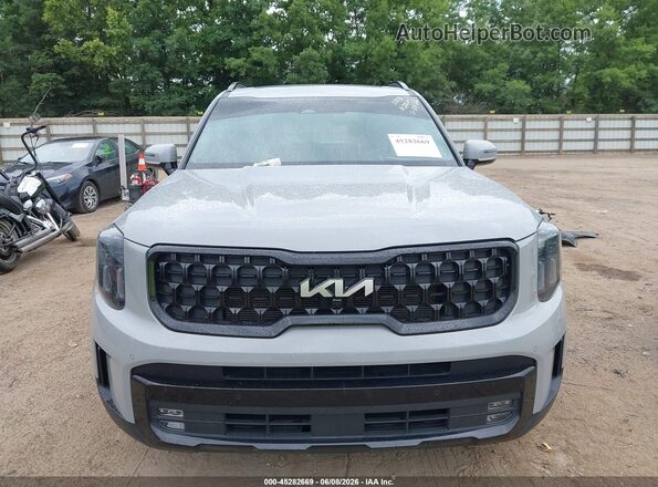 5XYP5DGC8RG467634 2024 KIA TELLURIDE Gray Vista interior trasera