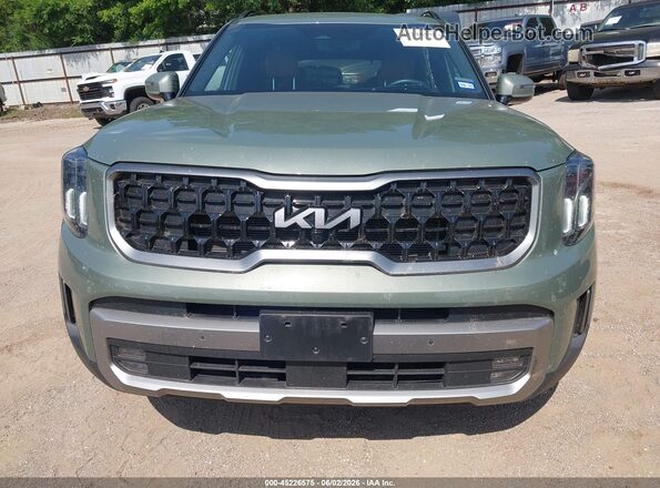 5XYP5DGC9PG408542 2023 KIA TELLURIDE Green Vista interior trasera