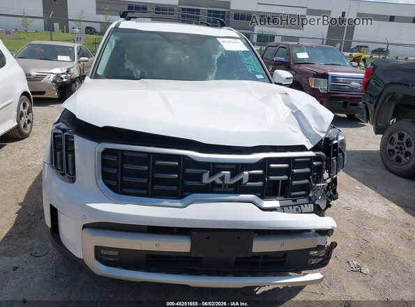 5XYP5DGC9RG487391 2024 KIA TELLURIDE White Вид щитка приладів