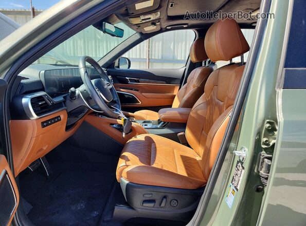 5XYP5DGC9RG487553 2024 KIA TELLURIDE Green Front interior view