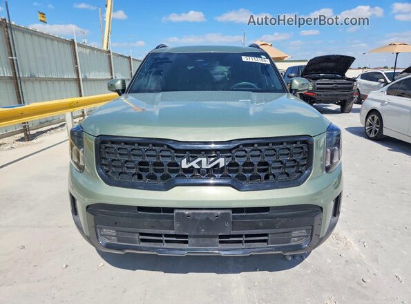 5XYP5DGC9RG487553 2024 KIA TELLURIDE Green Front view