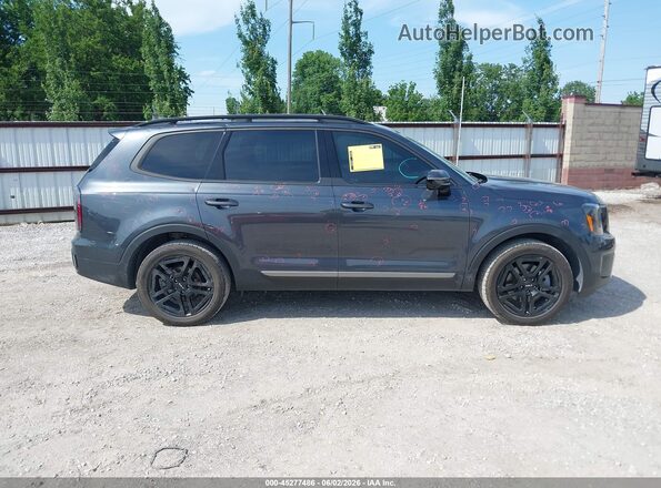 5XYP5DGCXPG397180 2023 KIA TELLURIDE Gray Սալոնի հետևի տեսք