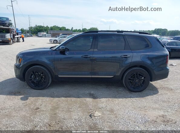 5XYP5DGCXPG397180 2023 KIA TELLURIDE Gray Սալոնի 360 աստիճան տեսք