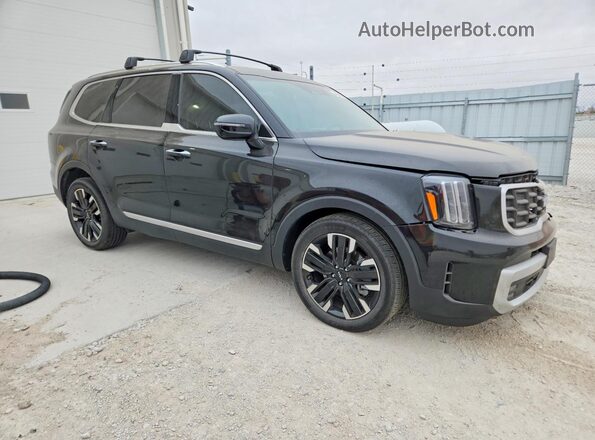 5XYP5DGCXRG473306 2024 KIA TELLURIDE Black Передня права чверть