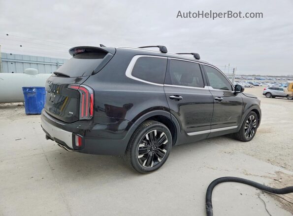 5XYP5DGCXRG473306 2024 KIA TELLURIDE Black Задня права чверть