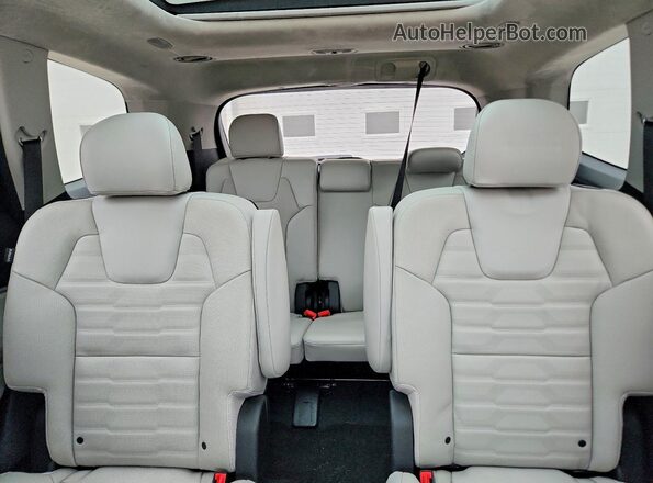 5XYP5DGCXRG473306 2024 KIA TELLURIDE Black Вид задніх сидінь